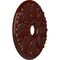 Ekena Millwork Milan Ceiling Medallion (Fits Canopies up to 4 5/8"), 24 1/2"OD x 3 1/2"ID x 1"P, Brushed Mahogany CM24MIBMF - alternate 3